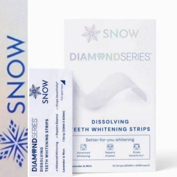 Snow Diamiond Series Dissolving Teeth Whitening Strips - Picture 1 of 4